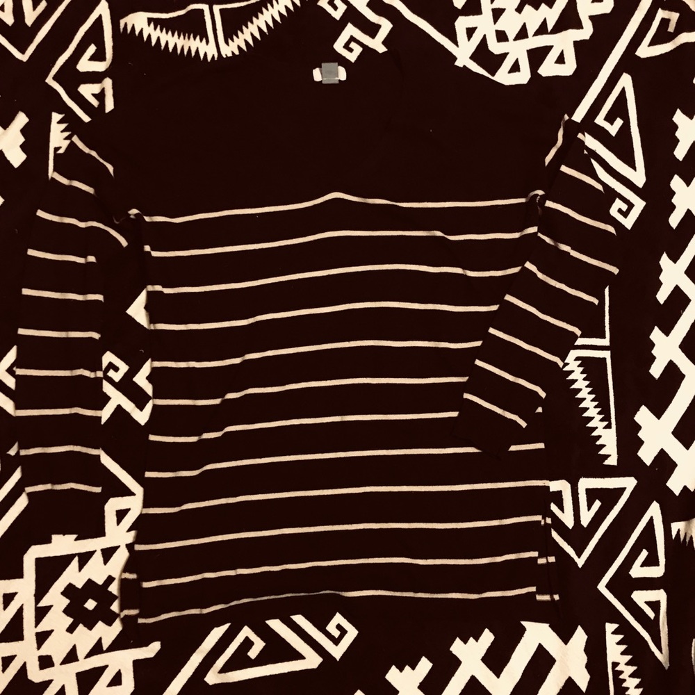 Striped loose sweater old navy size m